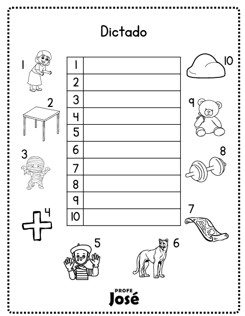 Cuadernillo dictado 1 y 2-Profe José