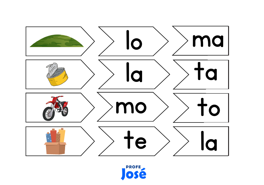 Rompecabezas silábico-Profe José