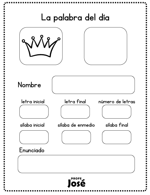 La palabra del día-Profe José