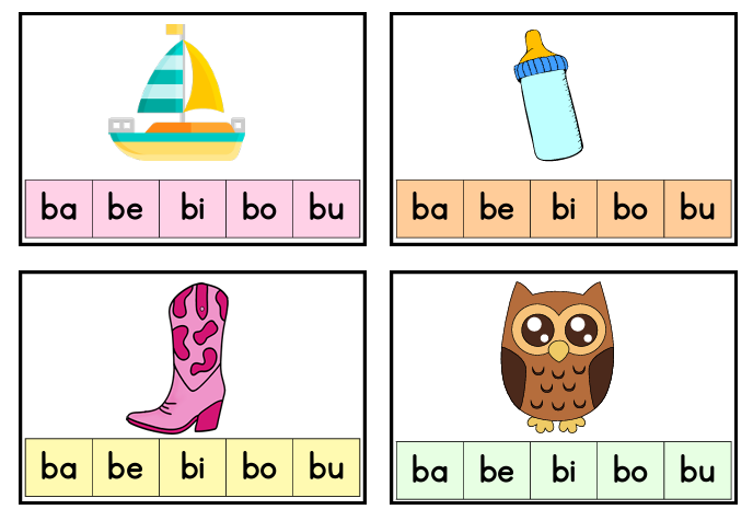 Encuentra la sílaba-Profe José