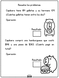 Cuadernillo de Matemáticas 2° Grado – Capibara-Profe José