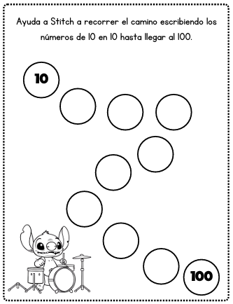 Actividades de Matemáticas 1° Grado Stich| Profe José