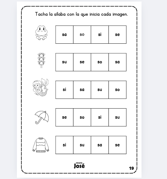 Aprendo a Leer – Método Silábico | Cuaderno de Lectoescritura para Primer Grado (PDF Imprimible)