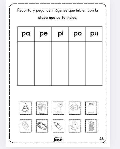 Aprendo a Leer – Método Silábico | Cuaderno de Lectoescritura para Primer Grado (PDF Imprimible)