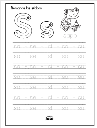 Tranzando sílabas-Profe José