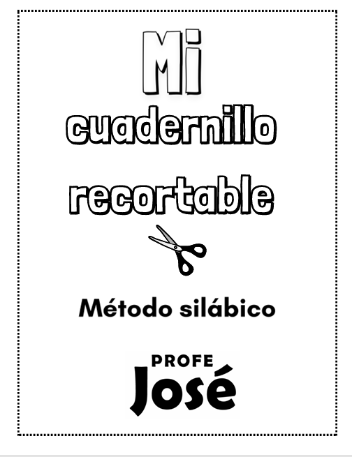 Mi cuadernillo recortable-Profe José