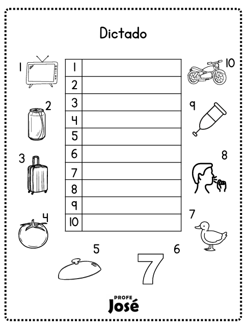 Cuadernillo dictado 1 y 2-Profe José