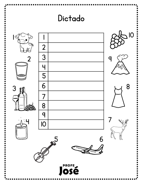 Cuadernillo dictado 1 y 2-Profe José