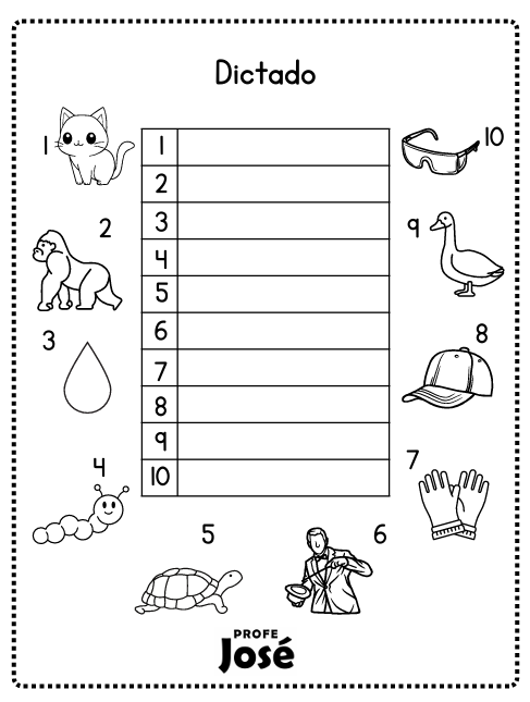 Cuadernillo dictado 1 y 2-Profe José