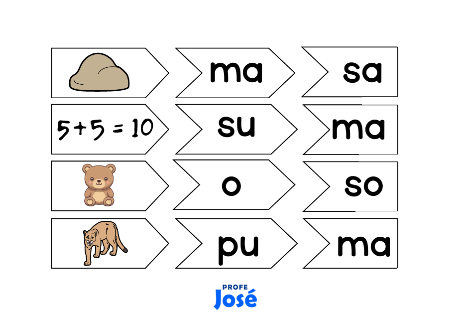 Rompecabezas silábico-Profe José