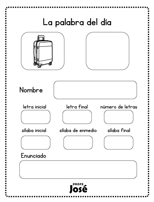 La palabra del día-Profe José