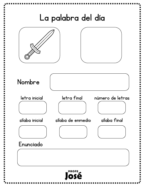 La palabra del día-Profe José