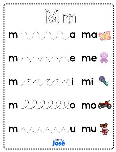 Cuaderno de trazos y sílabas-Profe José