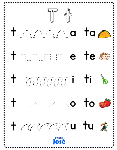 Cuaderno de trazos y sílabas-Profe José