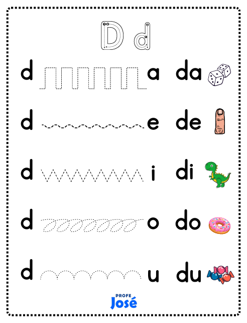 Cuaderno de trazos y sílabas-Profe José
