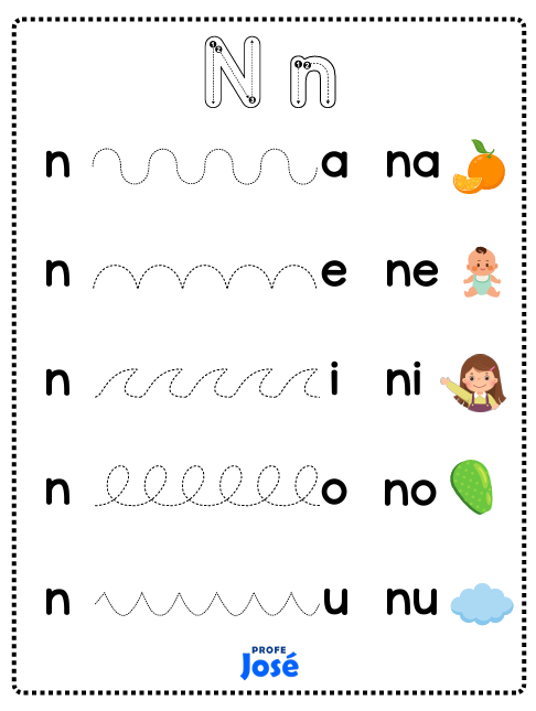 Cuaderno de trazos y sílabas-Profe José