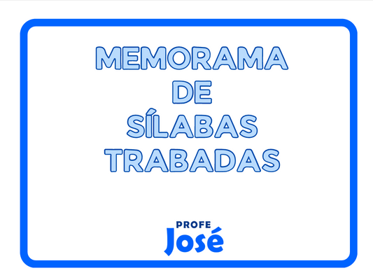 Memorama de silabas trabadas-Profe José