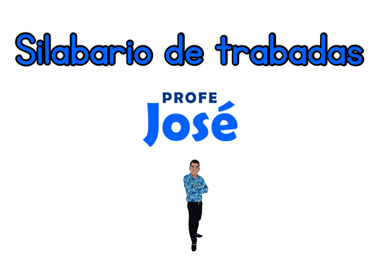Silabario sílabas trabadas de pared-Profe José