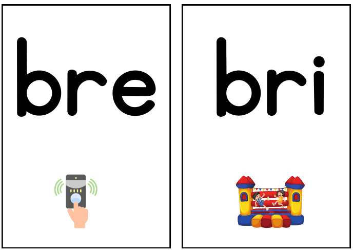 Silabario sílabas trabadas de pared-Profe José