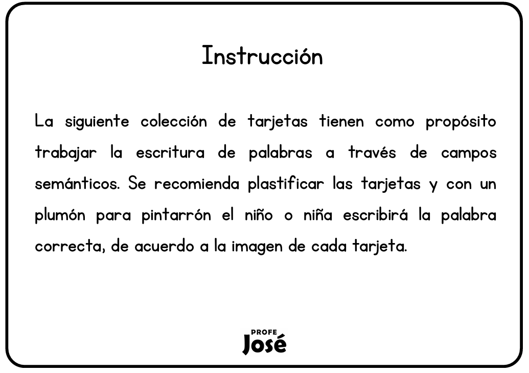 Creando palabras-Profe José