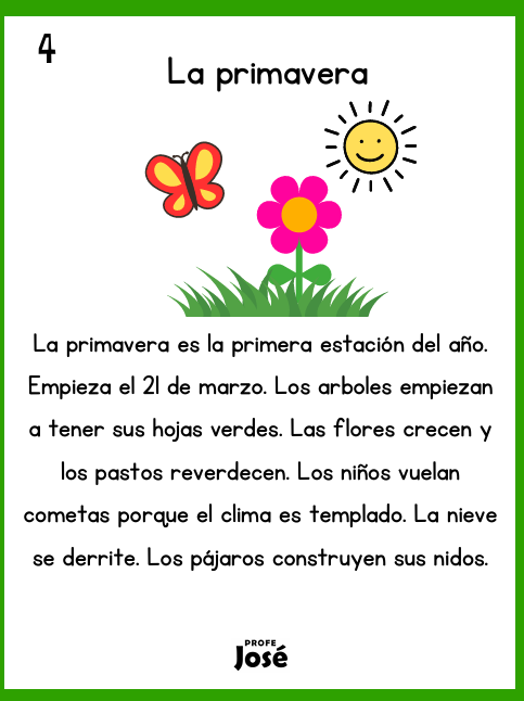 Lecturas de comprensión-Profe José