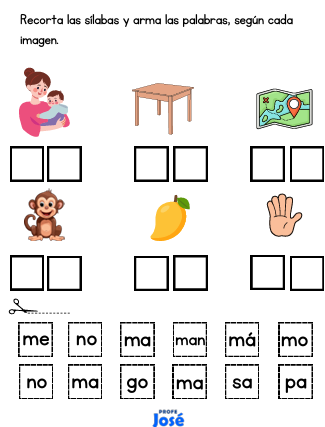 Armando palabras-Profe José