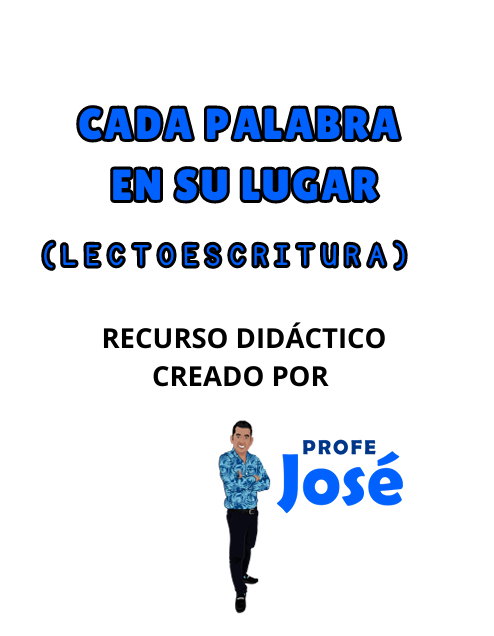 Cada palabra en su lugar-Profe José