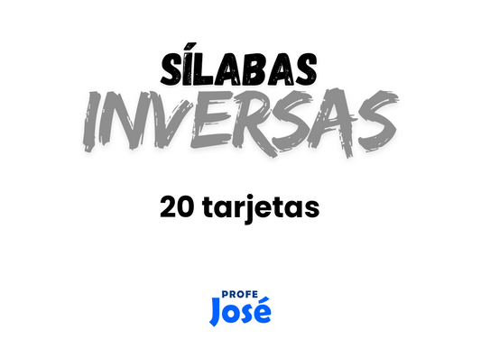 20 tarjetas sílabas inversas-Profe José