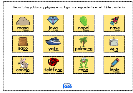 La sílaba final-Profe José