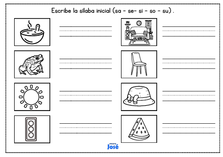 La sílaba inicial-Profe José