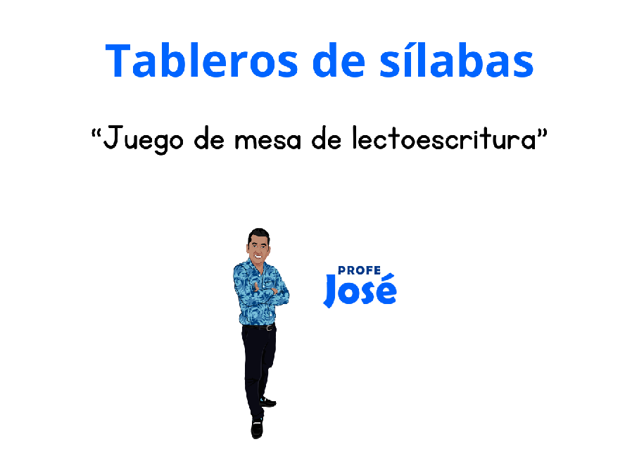 Tableros de sílabas-Profe José