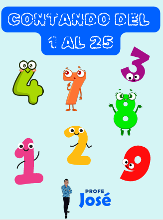 Cuadernillo de Números del 1 al 25-Profe José